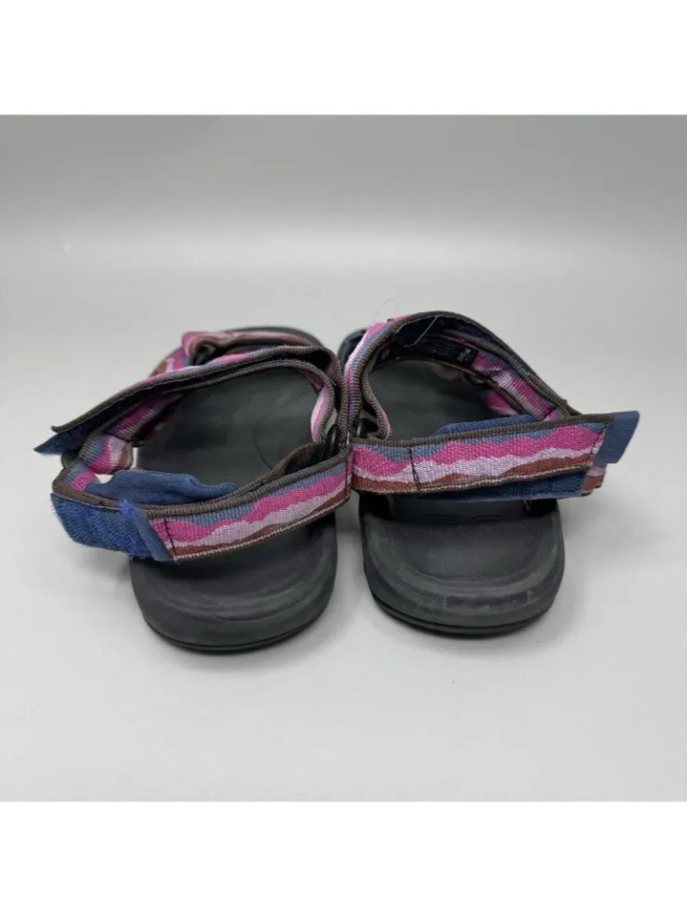 Teva Shoes Girls Size 4 Multi Color Sport Sandals Hook & Loop Hiking 1019390Y